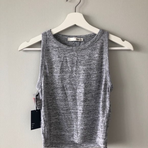 WILFRED FREE crop top (grey) - Picture 3 of 3